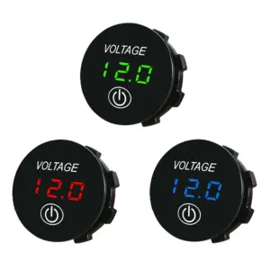 voltímetro digital led 12-24v