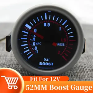 medidor pressão turbo boost 52mm