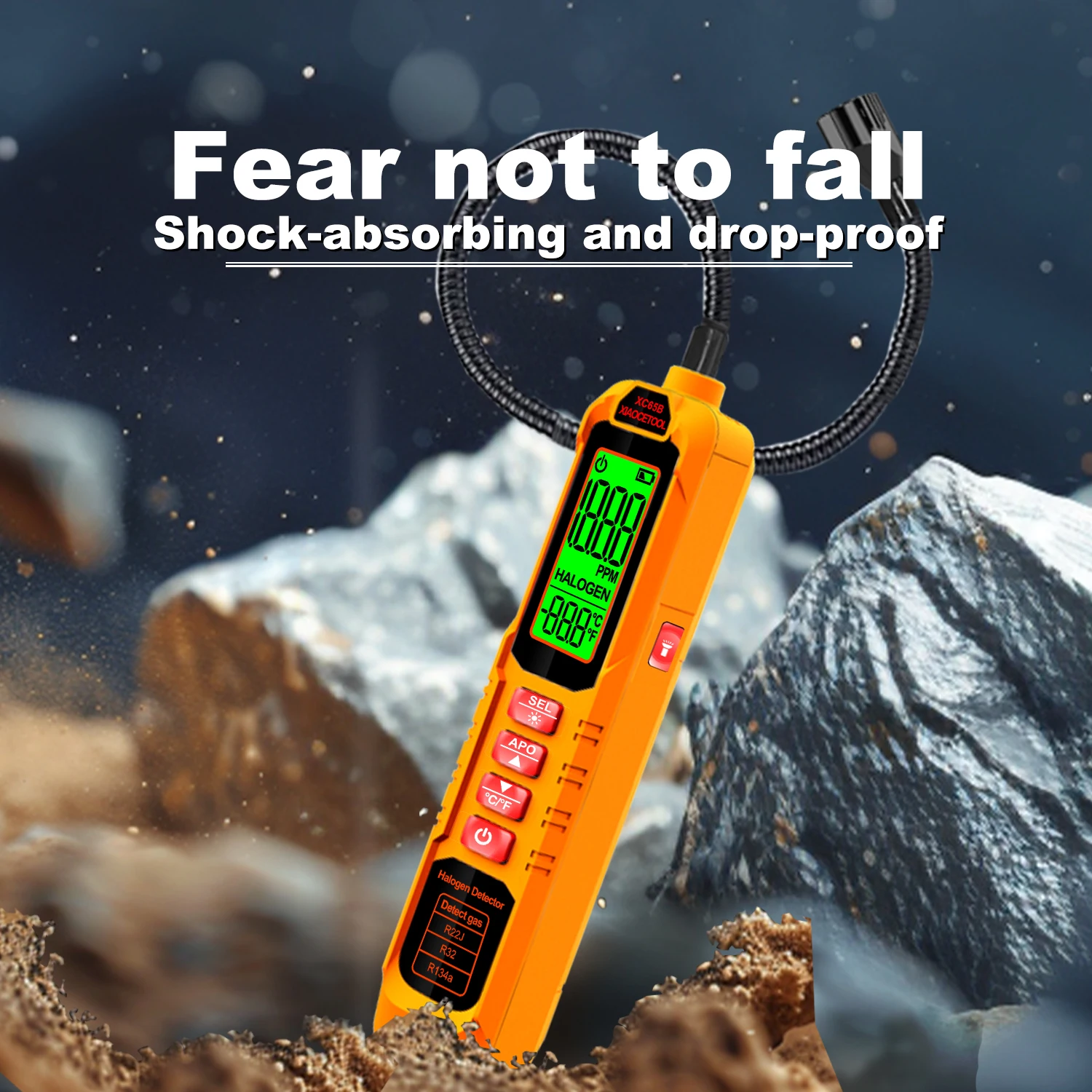 Detector de Vazamento de Halogênio R22 R410A R134A com Display LCD - Imagem 2