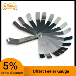 calibrador de folgas 16 lâminas curvas