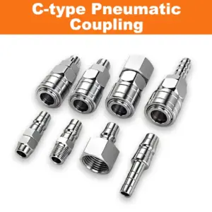 conector engate rápido pneumático tipo c