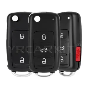 capa chave automotiva dobrável volkswagen