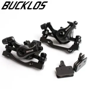 Pinça Freio a Disco Mecânico Bucklos 160mm Dianteira/Traseira MTB