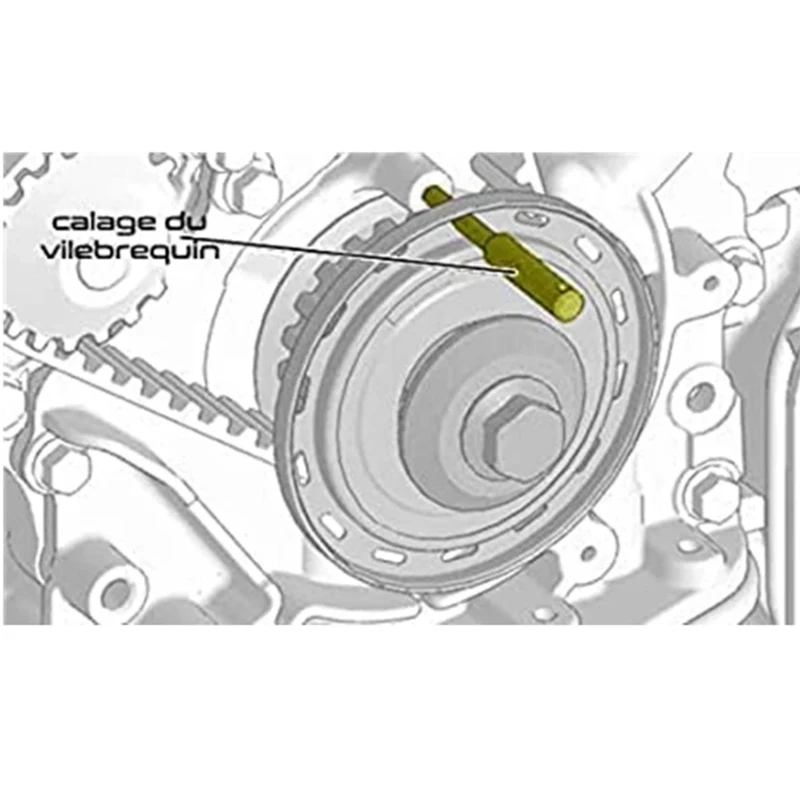 Kit Ferramentas Sincronismo Motor 1.4 1.6 HDI TDCI PSA Ford - Imagem 6