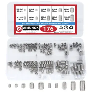 kit parafusos allen sextavado aço inox