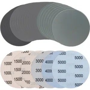kit lixas redondas 125mm grãos 1000 a 5000