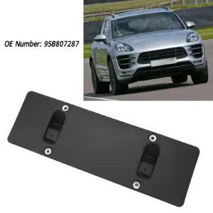 suporte placa dianteira macan 95b