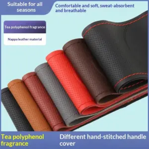 capa de volante couro 38cm