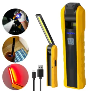 lanterna de trabalho cob led recarregável usb