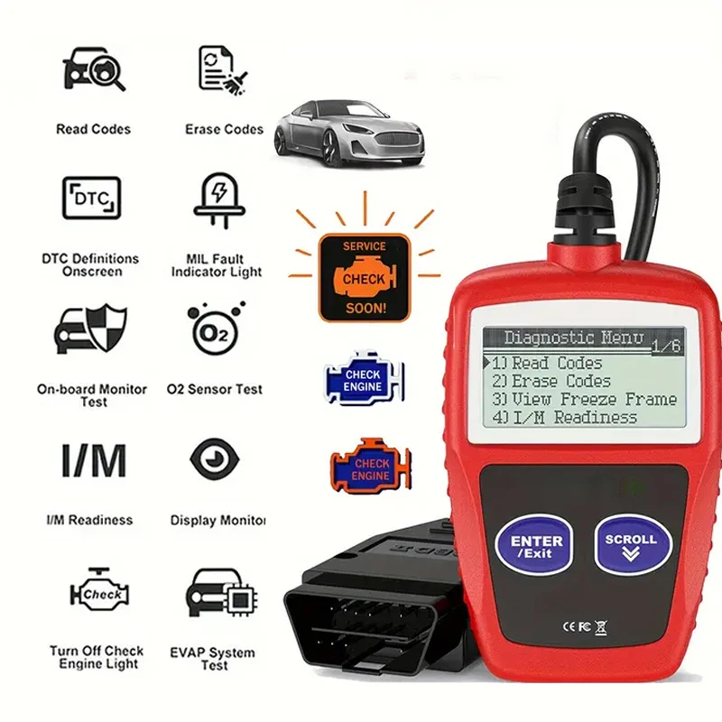 Scanner OBD2 Bluetooth para sistemas ISO VPW PWM CANBUS 12V - Imagem 5