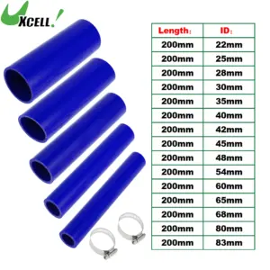 mangueira silicone 22mm 200mm azul