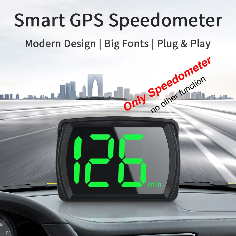 HUD P1 OBD2 GPS Velocímetro Digital com Medidor de Inclinação - Imagem 6