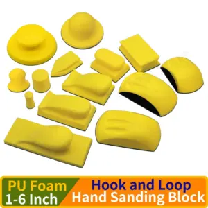 bloco de lixamento manual hook and loop