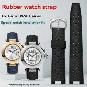 pulseira de relógio borracha cartier pasha