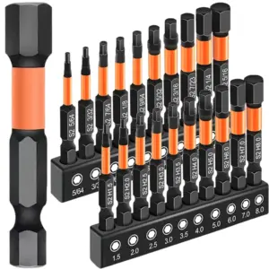 conjunto brocas magnéticas haste hexagonal 50mm