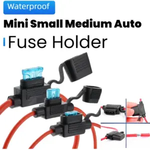 suporte de fusível em linha 12v