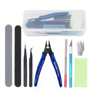 kit ferramentas modelagem hobby