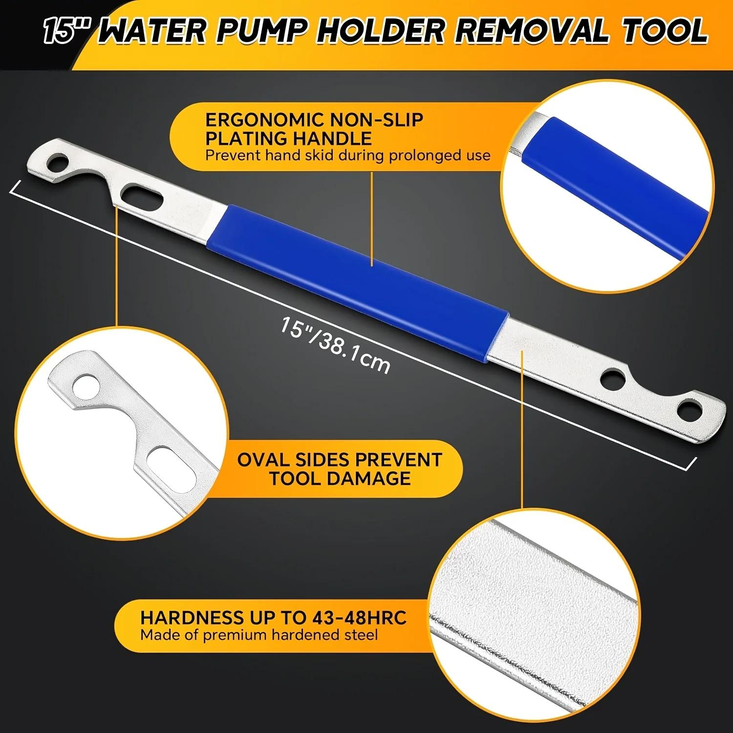 Kit Chave Embreagem Ventilador 32mm 36mm com Suporte para Polia - Imagem 3