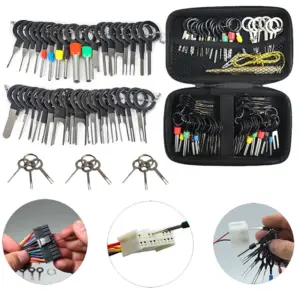 extrator de pino terminal automotivo 100 peças