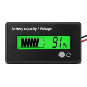 medidor tensão capacidade bateria 12v 72v