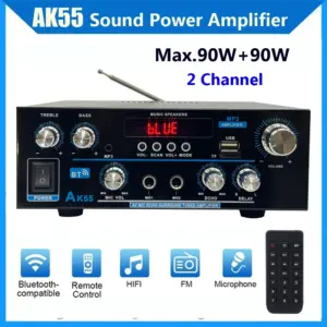 amplificador ak55 bluetooth 2 canais