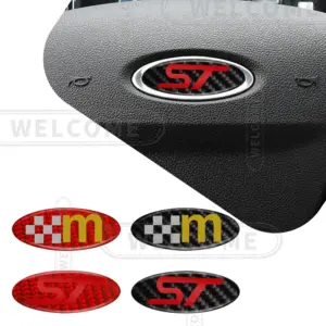 adesivo emblema volante st