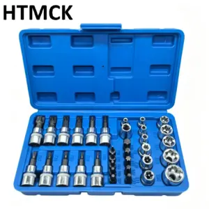 kit soquetes torx e-torx 34 peças