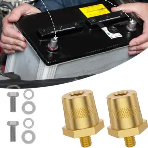 adaptador polo bateria latão rosca m6