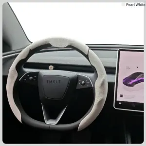 capa de volante couro perfurado universal