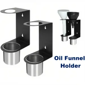 suporte funil oleo copo coletor