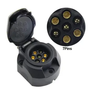 soquete de fiação para reboque 7 pinos 12v