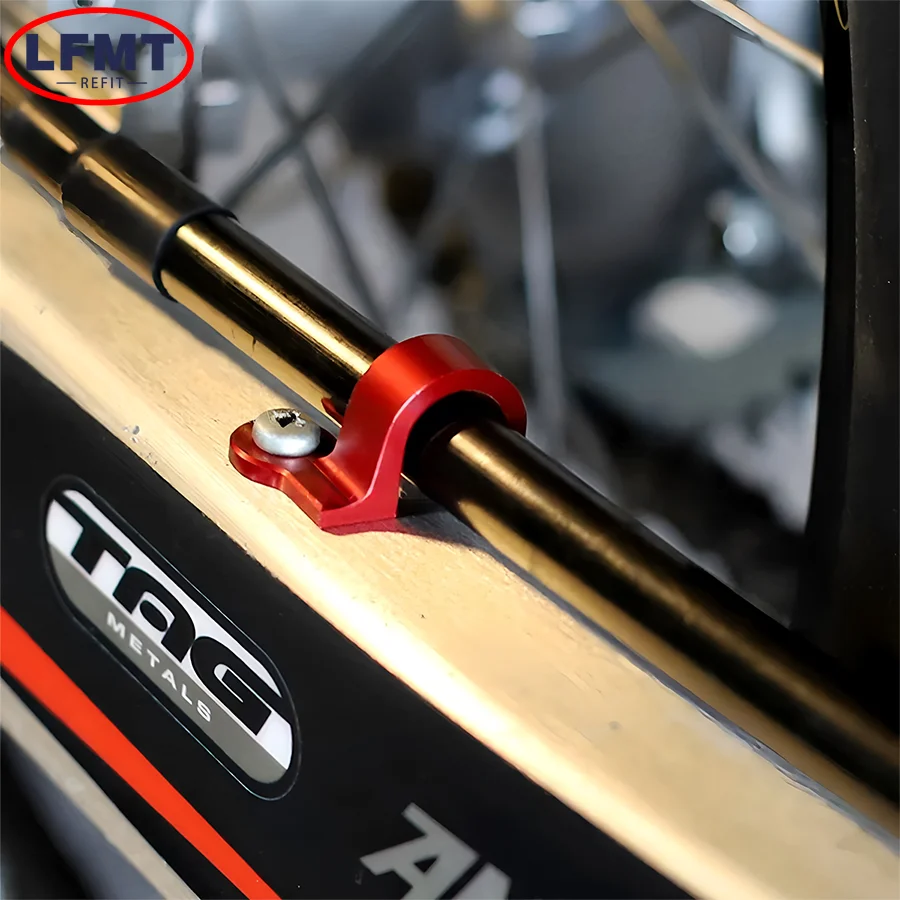 Guia Mangueira Freio Traseiro Honda CRF250L CRF300L XR650L Alumínio CNC - Imagem 3