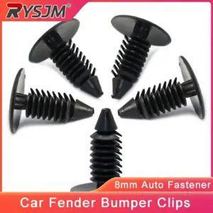 kit 100 clipes fixadores automotivos 8mm