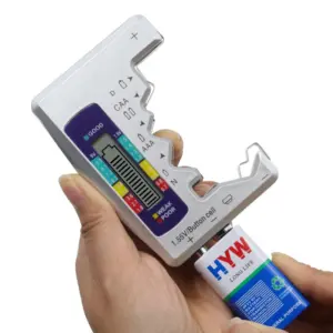 testador de bateria digital portátil