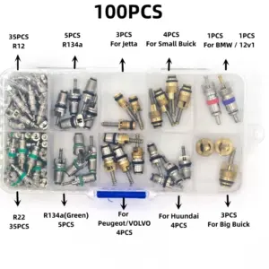kit válvulas núcleo a/c r134a