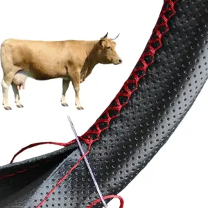 capa de volante couro 38cm