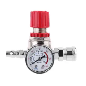 Regulador Pressão Compressor Ar 0-180 PSI Liga Zinco