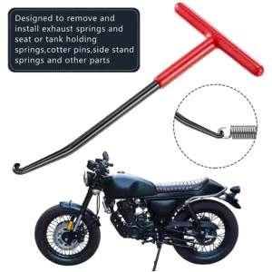 gancho extrator mola escapamento motocicleta