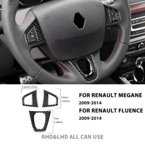 adesivo volante fibra carbono renault fluence megane
