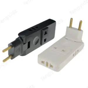 adaptador de tomada ue 2 pinos 4.8mm