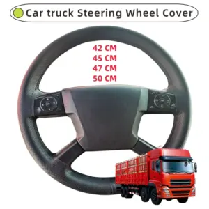 capa de volante couro microfibra 42cm 45cm 47cm 50cm