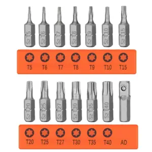 kit bits torx t5 a t40 haste 1/4
