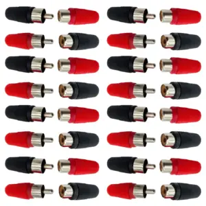 adaptador extensor rca macho fêmea