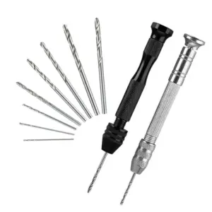 mini furadeira manual brocas 0.8mm 3.0mm