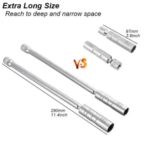 Chave Magnética Articulada 14mm 16mm para Vela de Ignição
