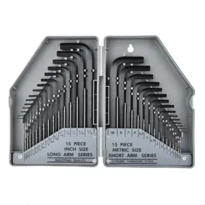 conjunto chaves allen hexagonais polegadas metricas